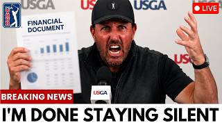 USGA in Chaos:Phil Mickelson Threatens To EXPOSE Brian Rolapp’s Financial Data If He Doesn't Resign