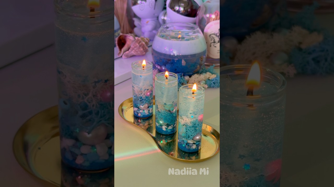 Tiny Ocean in a Candle | Water Candle DIY 🌊✨