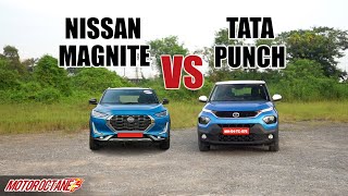 Tata Punch vs Nissan Magnite Comparison