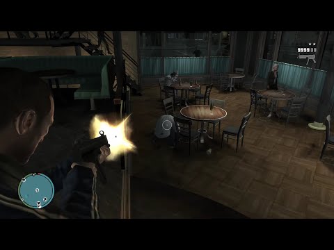 GTA 4 - Superstar Cafe Massacre + Six Star Escape - GTA 4 - Superstar Cafe Massacre + Six Star Escape