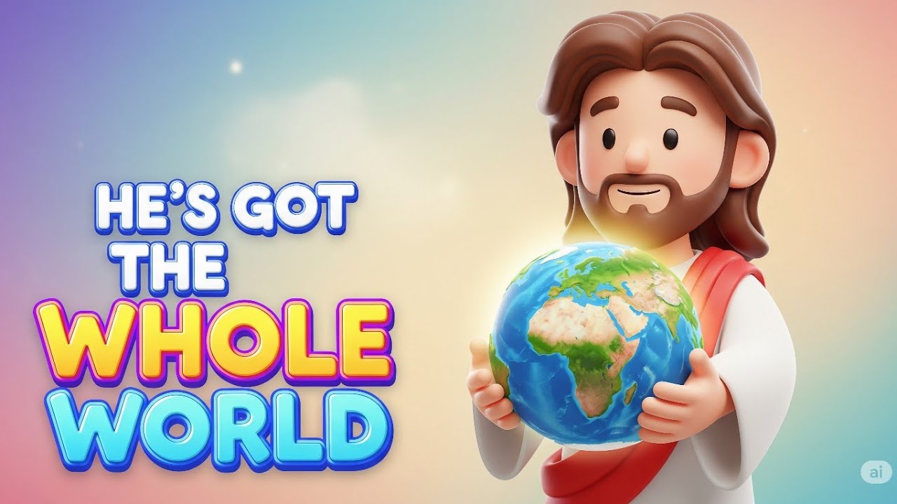 HE GOT THE WHOLE WORLD IN HIS HANDS/ BIBLE SONG#godsword - YouTube