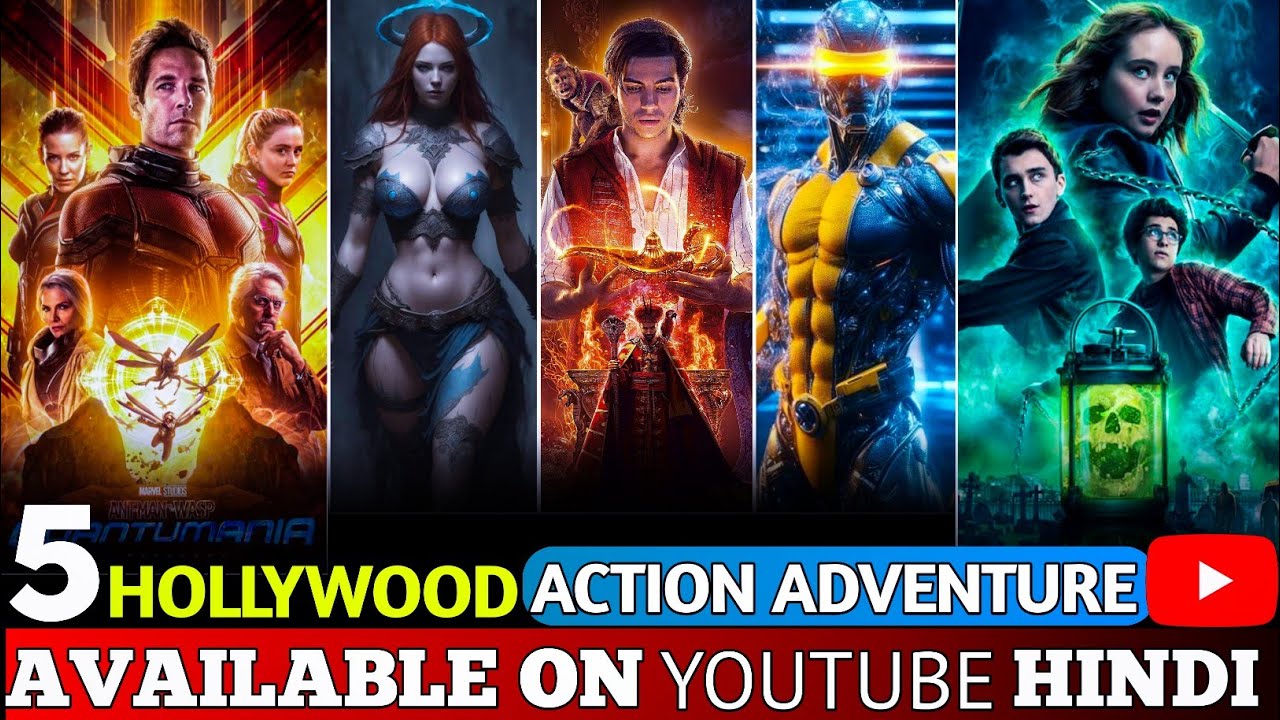 Top 5 New Hollywood Movies in Hindi on YouTube Netflix, prime video ...