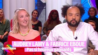 Audrey Lamy et Fabrice Eboué : vous feriez quoi si vous aviez gagné au loto ?