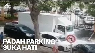 Padah halang lalulintas, 10 kenderaan dirempuh lori screenshot 5