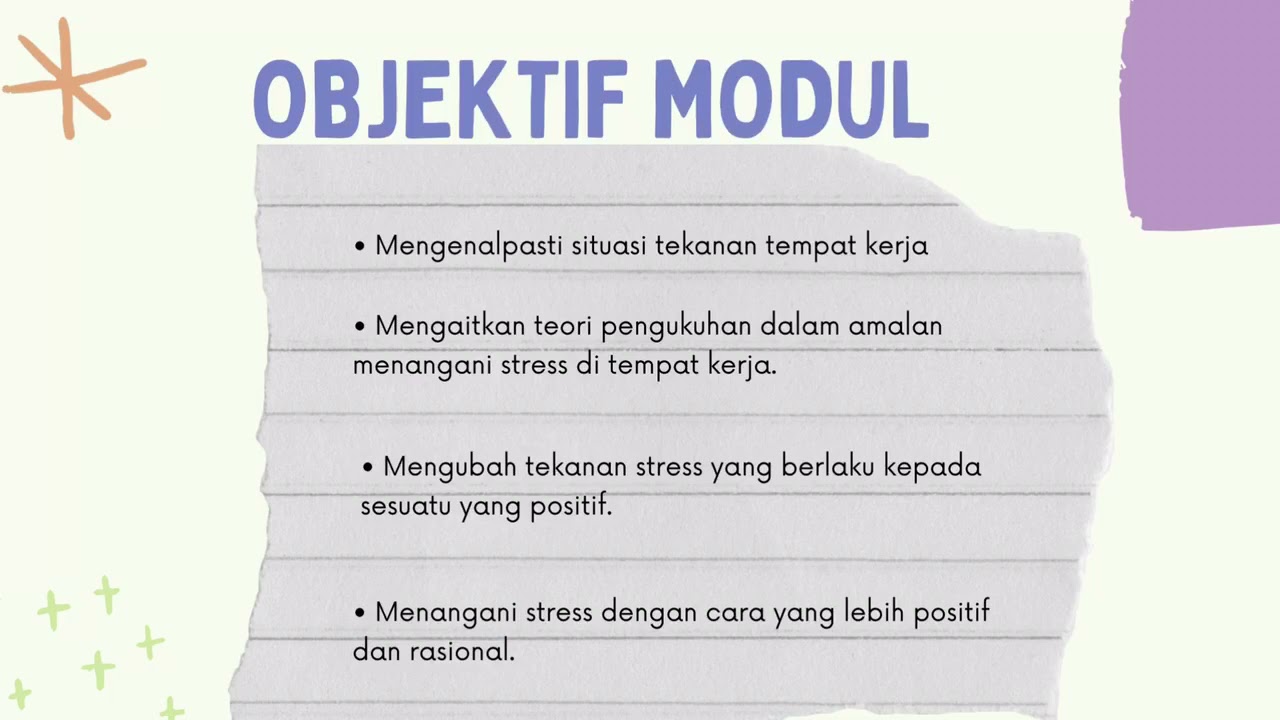 Modul Latihan Program Menangani Stres Dalam Pembangunan Syarikat Youtube