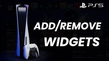 How To Add & Remove Widgets On PS5
