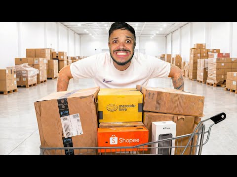 I paid R$ 3,500 for abandoned merchandise from Mercado Livre and Shopee.