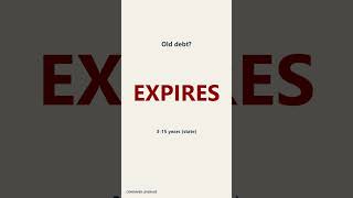 Old debt has an expiration date - they can't sue you after this