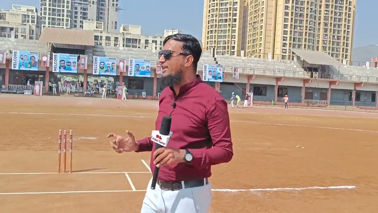 Pitch Reporting in CPL MUMBRA MM VALLEY STEDIUM. BY SIRAJ SHAIKH