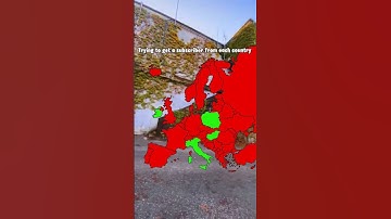 trying to get a subscriber from each country #mapping #europe #youtube