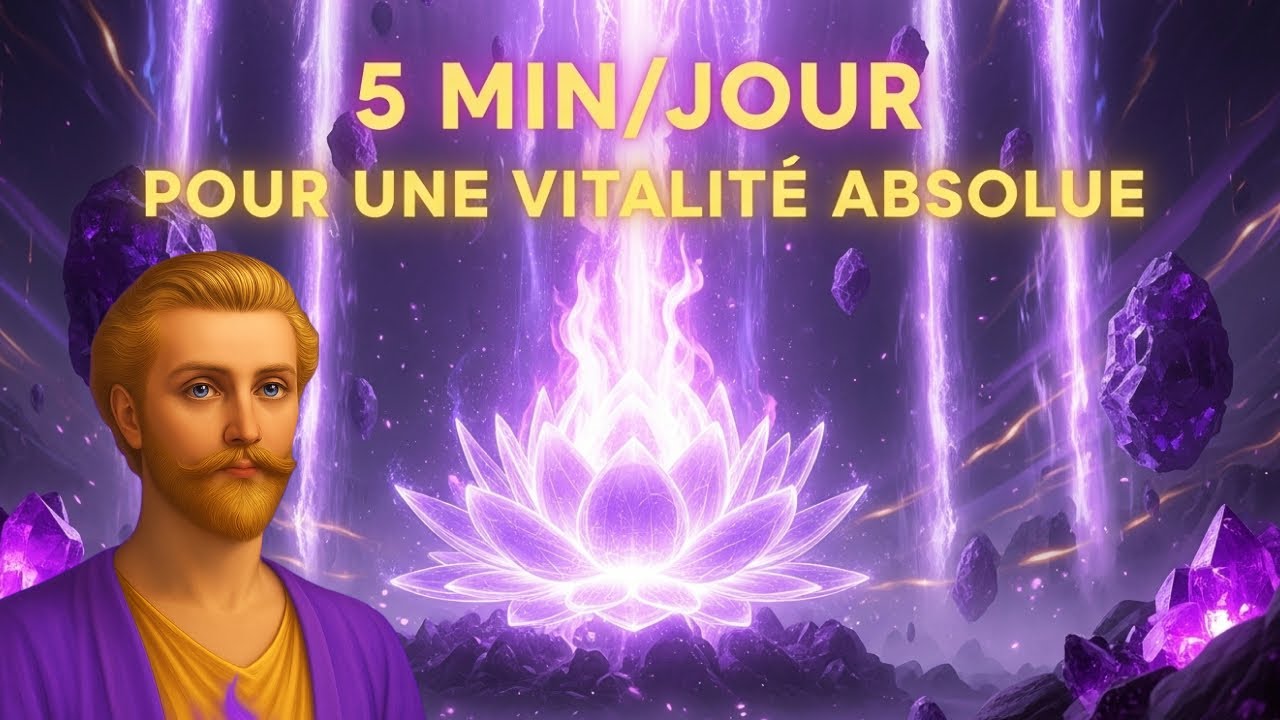 5 minutes par jour pour une vitalité absolue: Le don de la Flamme Violette