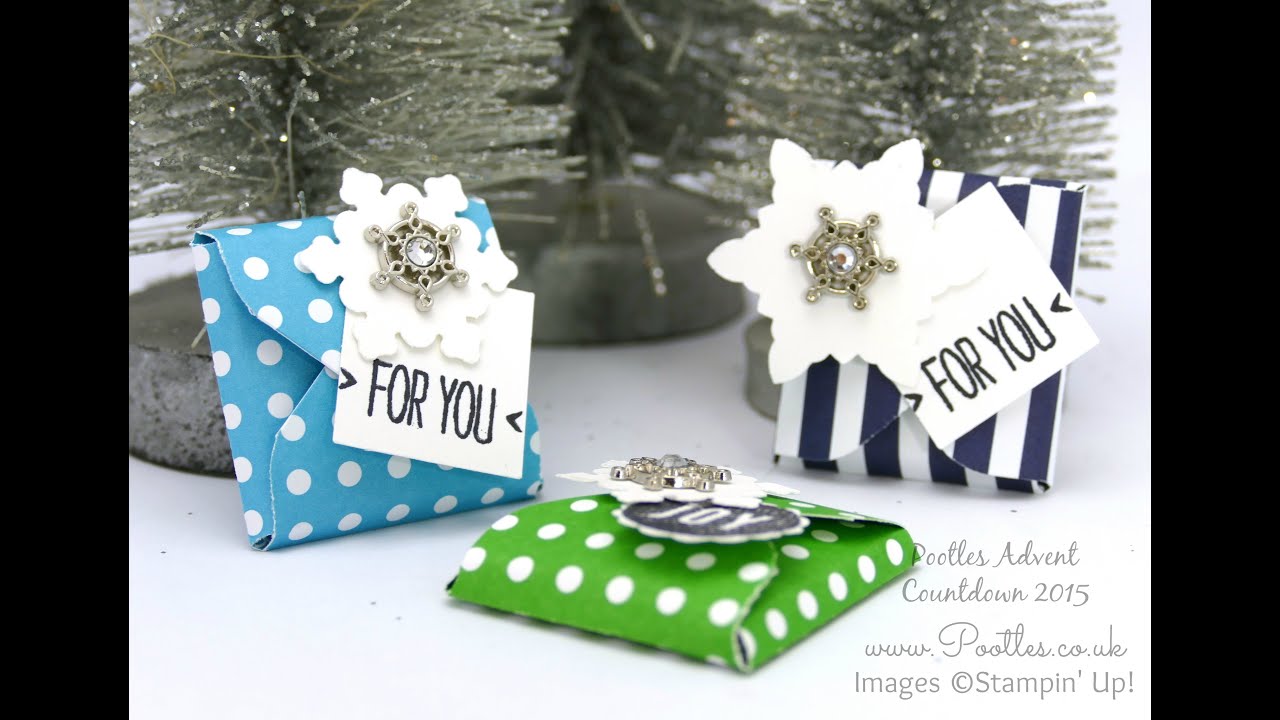 Pootles Advent Countdown 2015 #24 November Thank You Gifts Tutorial