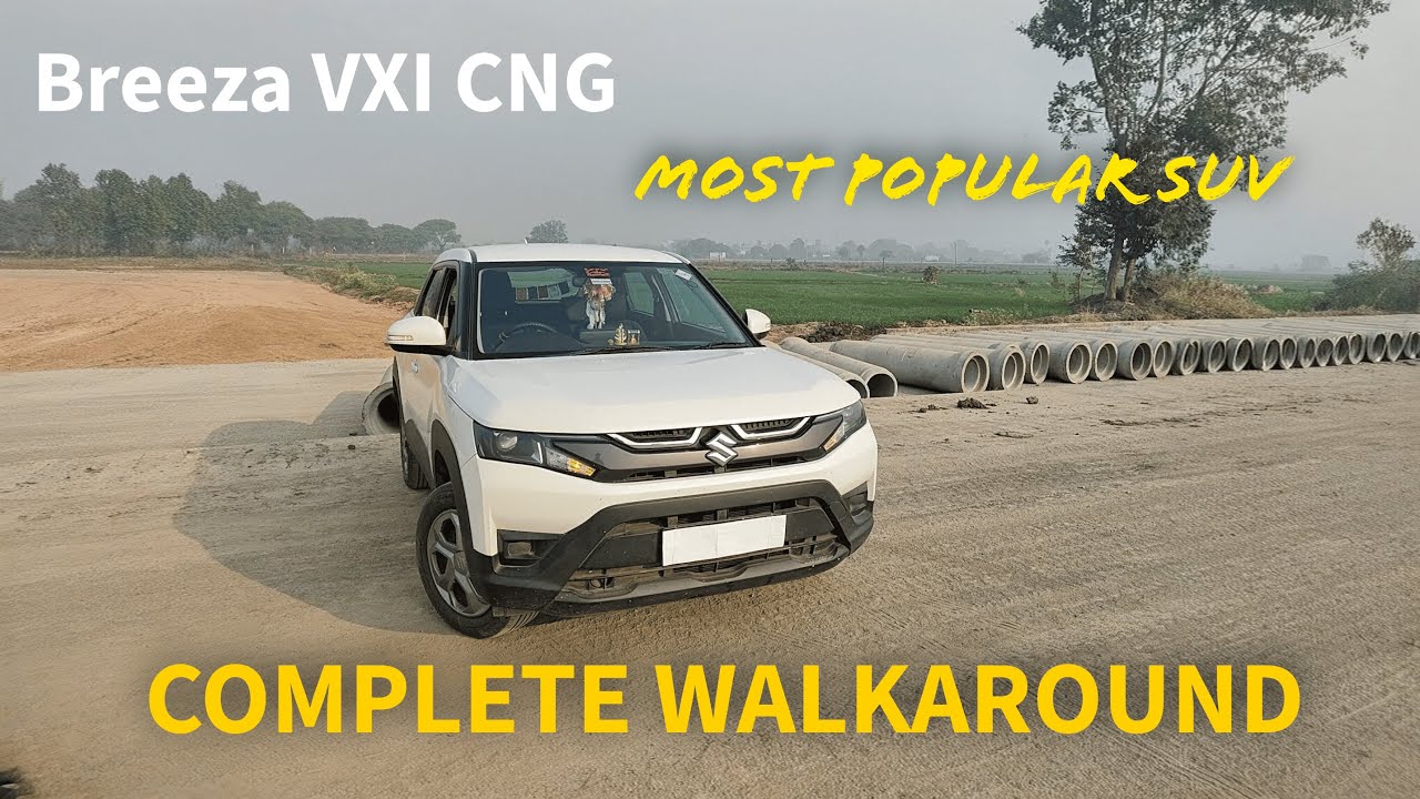 Most Popular SUV in India | Brezza VXI CNG Complete Walkaround