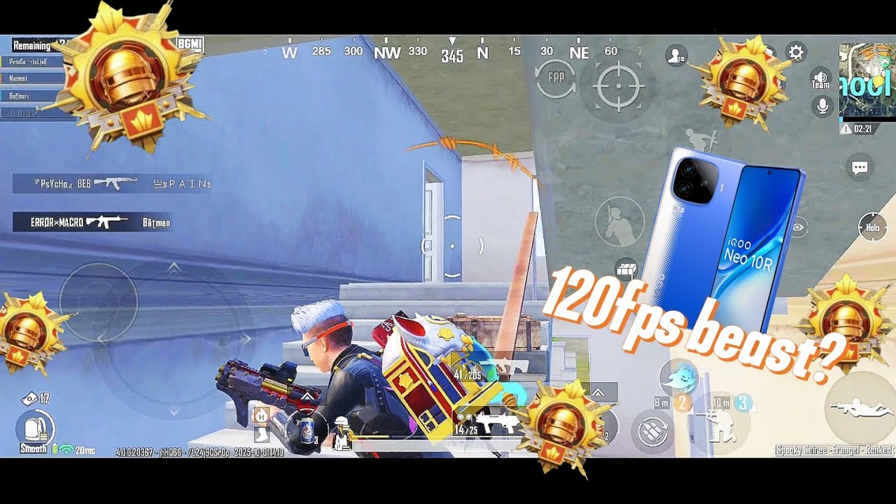 ||Iqoo 10r 5G bgmi 120 fps test in 2025|| Still 120fps beast? 🔥🔥 |bgmi 4.0 update|