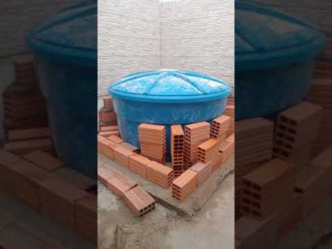 Como fazer uma piscina de caixa d'água de 2000 litros