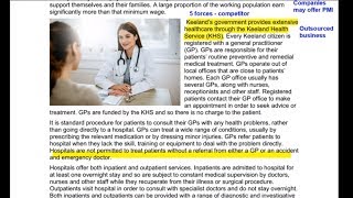 CIMA SCS May 2019 - Denby Healthcare - Pre-seen Analysis