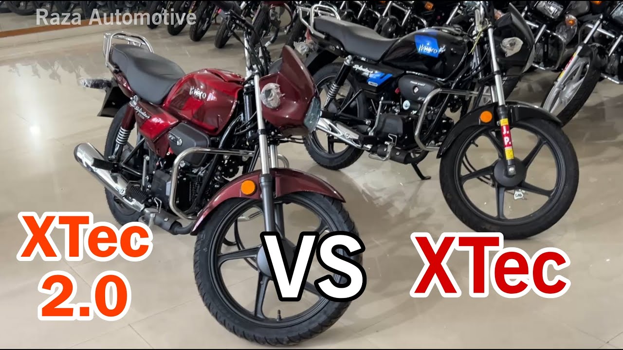 Hero Splendor plus Xtec 2.0 vs Hero Splendor plus Xtec | Hero old vs ...