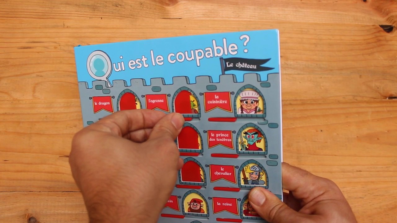 Présentation livre / Qui est le coupable ? Au château / éditions Milan