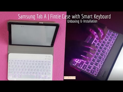 Fintie Case with Smart Keyboard-Samsung Galaxy TabA 10.1(2019)|Unboxing&Installation|Aug2020