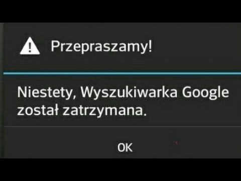 Jak naprawić błąd Niestety Wyszukiwarka Google została zatrzymana