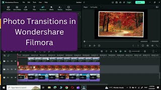 photo Transitions in Wondershare Filmora