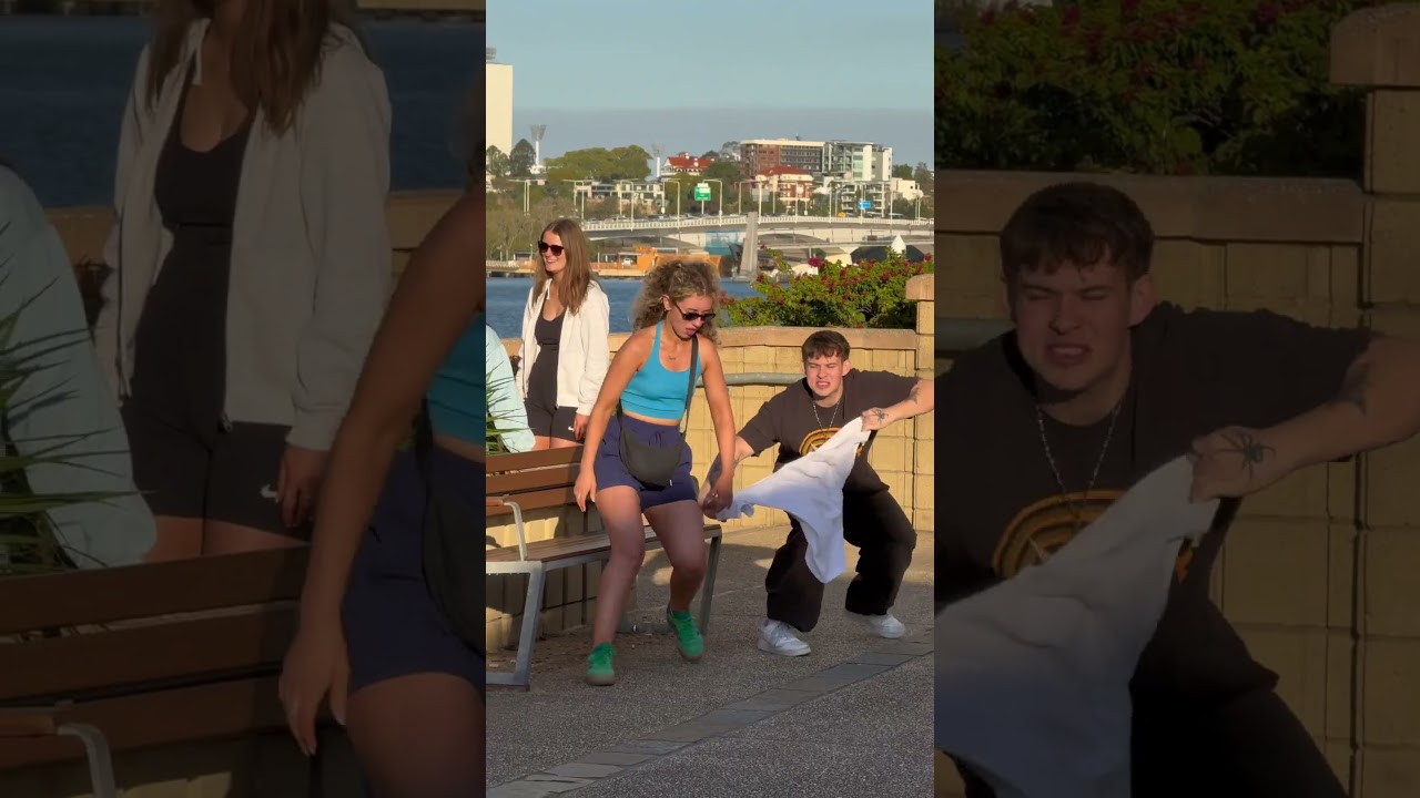 You ripped your pants prank 😂