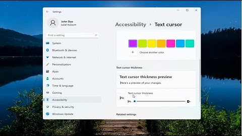How To Change Text Cursor Thickness In Windows 11 [Tutorial]