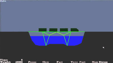 Bridge Building Game v.1.25 - Old Maps - Level 2