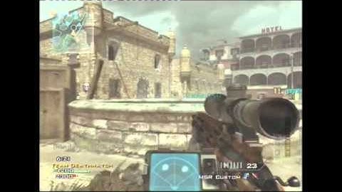 MW3 / MSR Quickscoping / Gameplay / Commentary