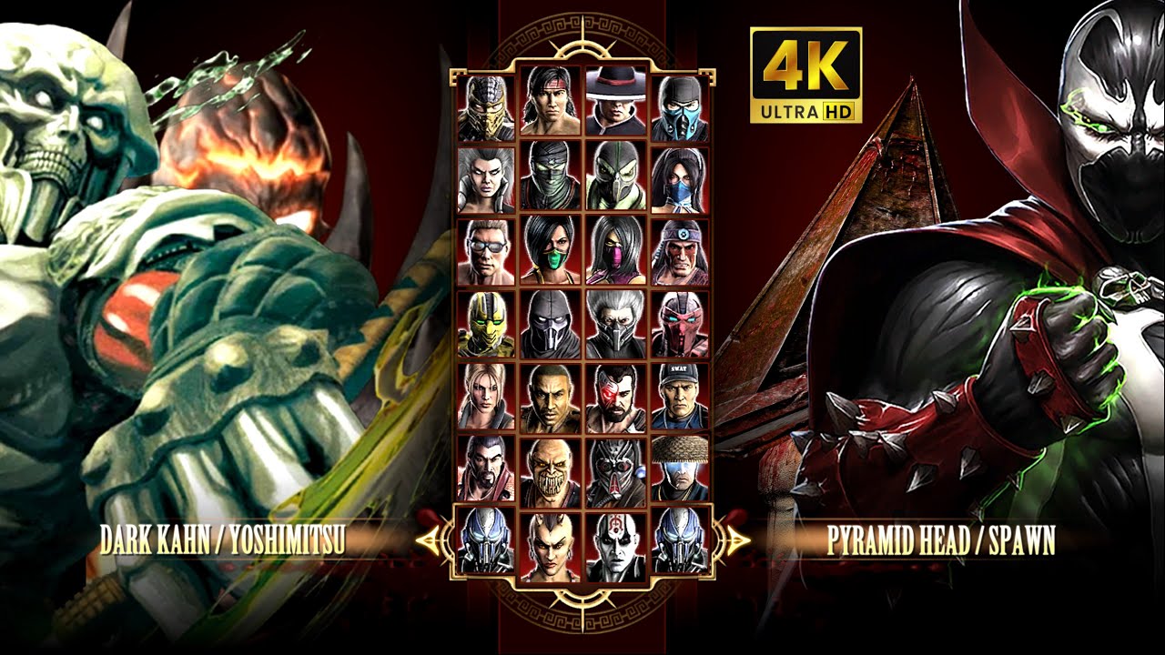 Игра за Yoshimitsu & Dark Kahn в Mortal Kombat Komplete Edition на PC Expert в 4K
