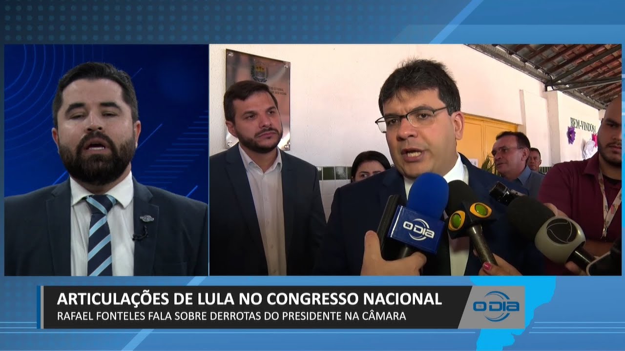 Rafael Fonteles comenta derrotas de Lula na Câmara Federal 01 06 2023
