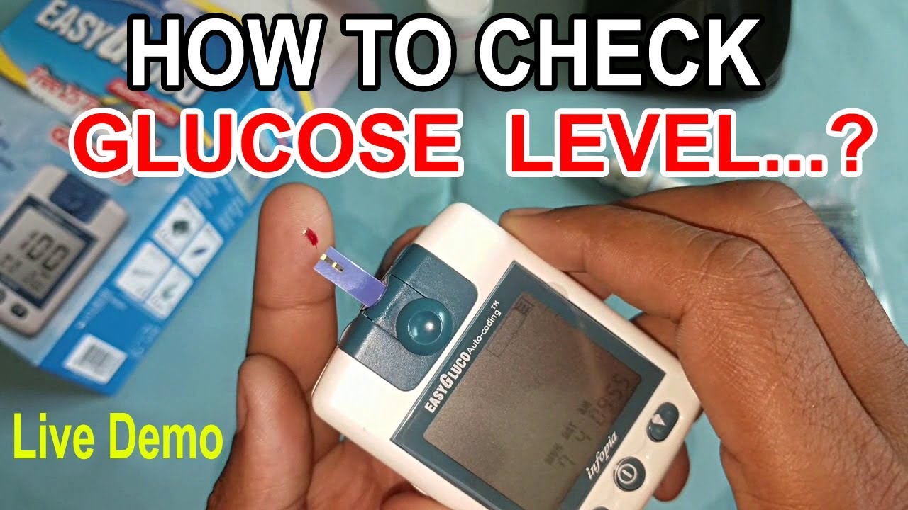 How To Check Blood GLUCOSE Sugar Level Using OneTouch Simple Device How To Check Blood GLUCOSE Sugar Level Using OneTouch Simple Device