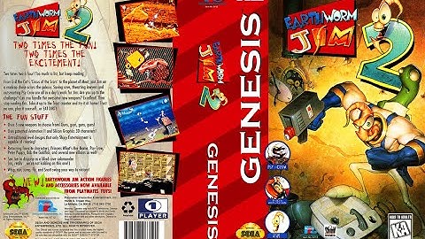 Earthworm Jim 2 (1995) - Genesis / Mega Drive - Opening
