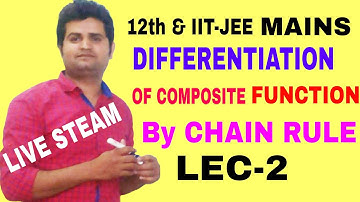 DIFFERENTIATION OF COMPOSITE FUNCTIONS (LEC-2)