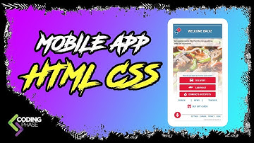 web deveveloper challenge #7 - Build mobile app with HTML & CSS | #CodingPhase