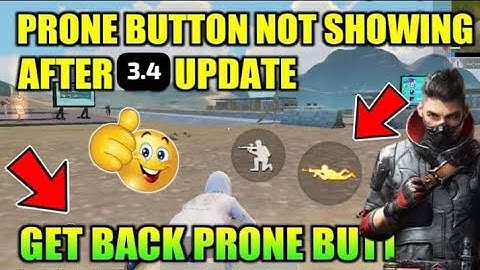 pubg ma latnay wala option nhi arha After BGMI PUBG MOBILE UPDATE Lying down option not showing