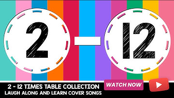 Times Tables Songs 2-12 for Kids | From The Covers Collection V1 | Laugh Along and Learn
