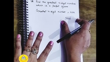 How to find the greatest 4 digits number which is a perfect square
