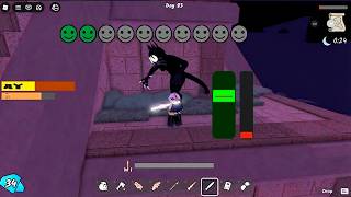 Solo Trying To TAME The CAT in 99 Nights in the Forest ROBLOX