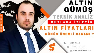 ALTIN VE GÜMÜŞ ANALİZİ GÜNÜN ÖNEMLİ RAKAMI #ALTIN #gümüş