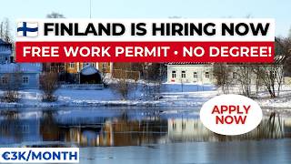 APPLY NOW! Finland Work Visa 2026 🇫🇮 (€2,800/Month) No Degree, No Agent