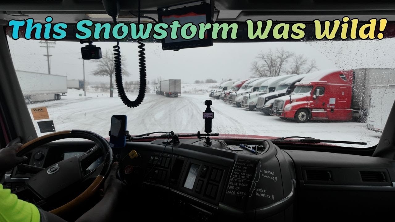 Snowstorm POV Drive & Reaction: Why an Immigrant Chose CDL Over College