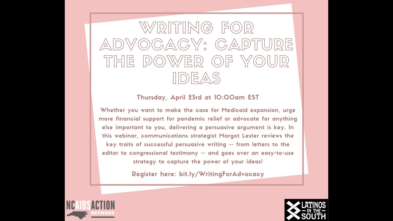Advocacy essay