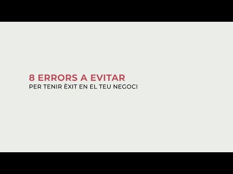 Vídeo: Com Tenir èxit En Els Negocis