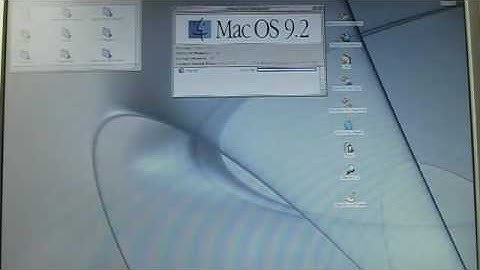 Apple Power Mac G3 B&W 400MHz on Mac OS X 10.3 and Mac OS 9.2