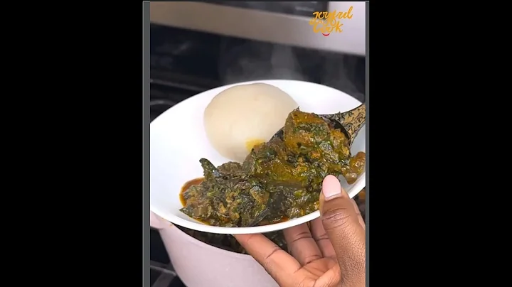 Calabar style bitter leaf soup; As a woman you should learn this step