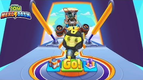 Talking Tom Hero Dash - Tom - Full screen - Walkthrough BOSS - Gameplay Android & IOS