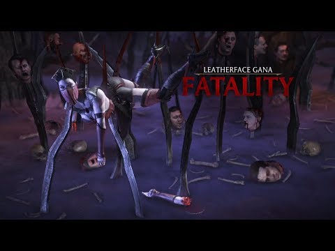 Mortal Kombat X - The Pit - Leatherface - Killer - Stage Fatality - On Vampiress Mileena