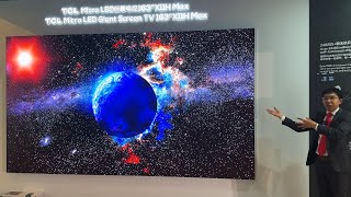 TCL Unleash 163inch Micro LED TV with 10,000 Nits HDR!