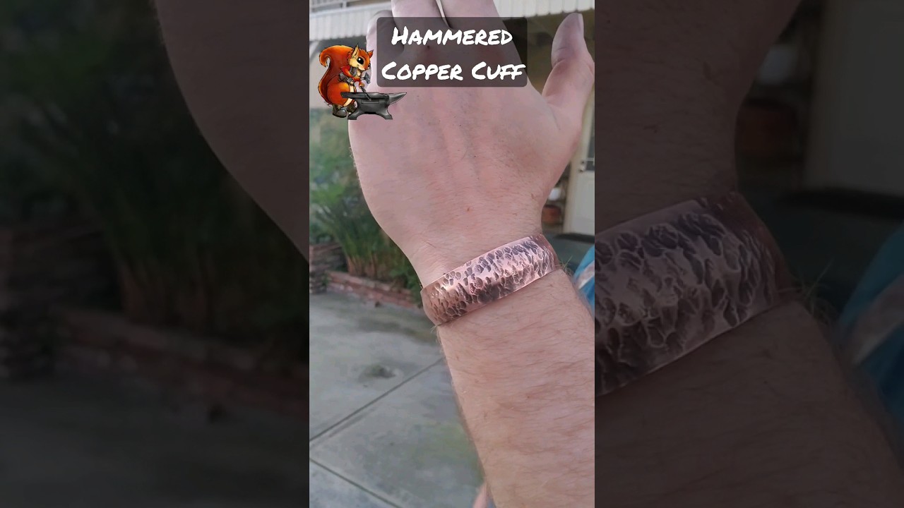 Hammered Copper Cuff- A nice little piece :) 
